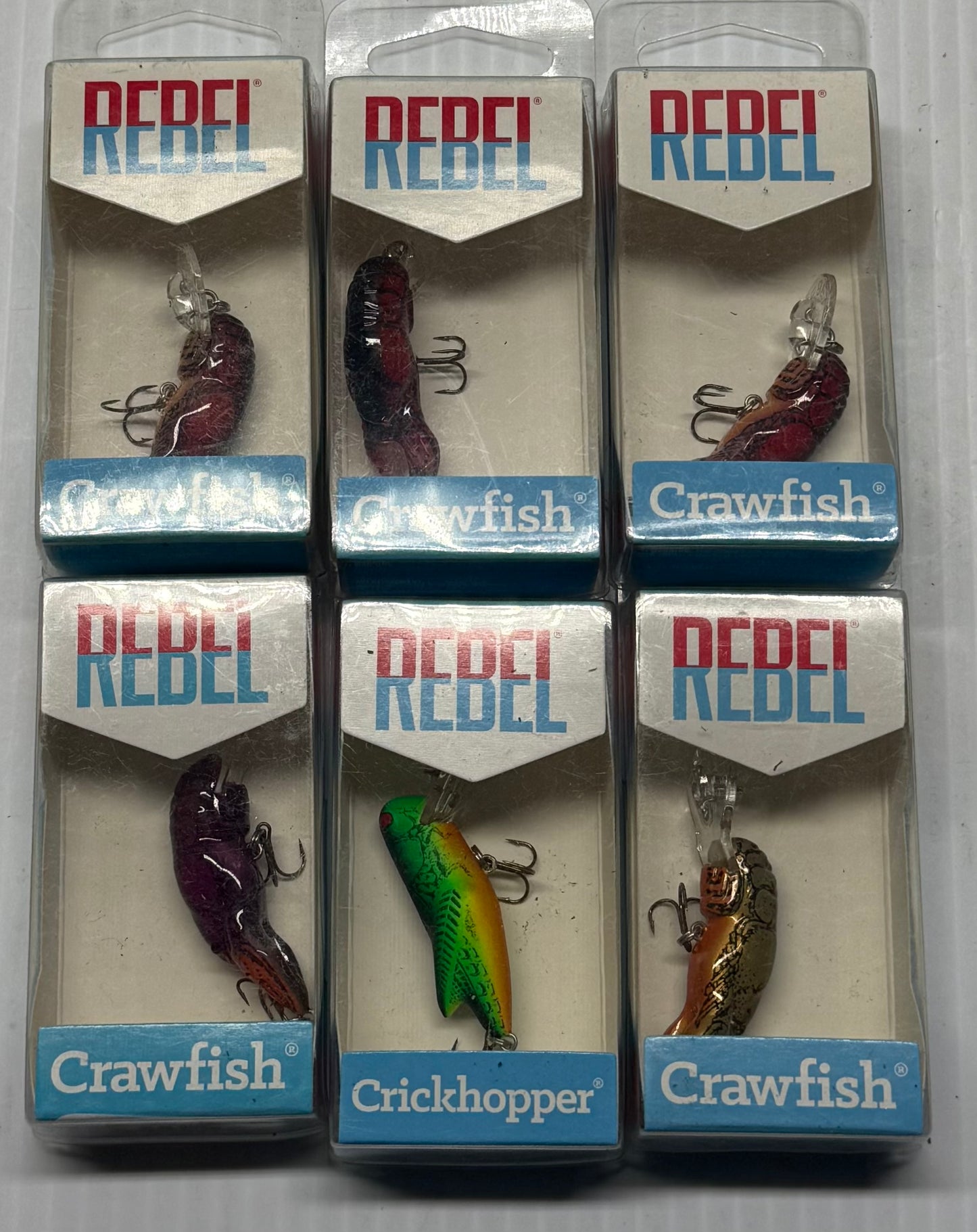 REBEL CRAWFISH 6 Piece / $4.79 Each!