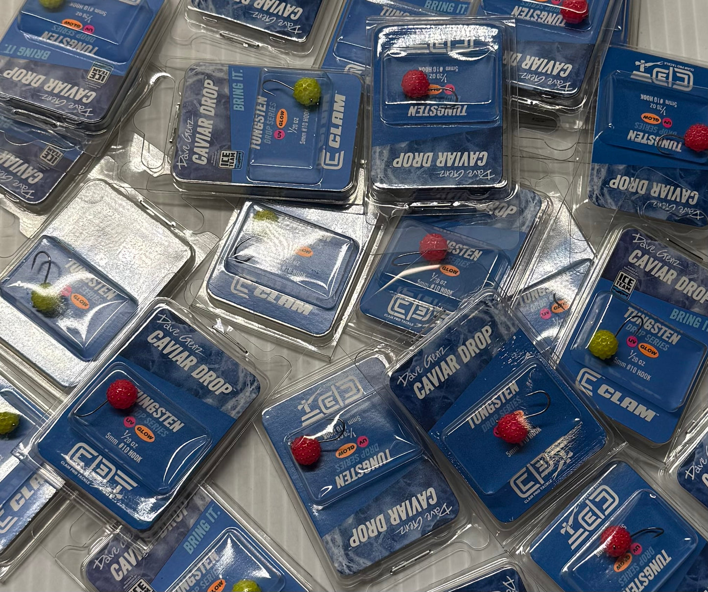 CLAM CAVIAR DROP TUNGSTEN DROP SERIES 24 Piece / $2.49 Each!