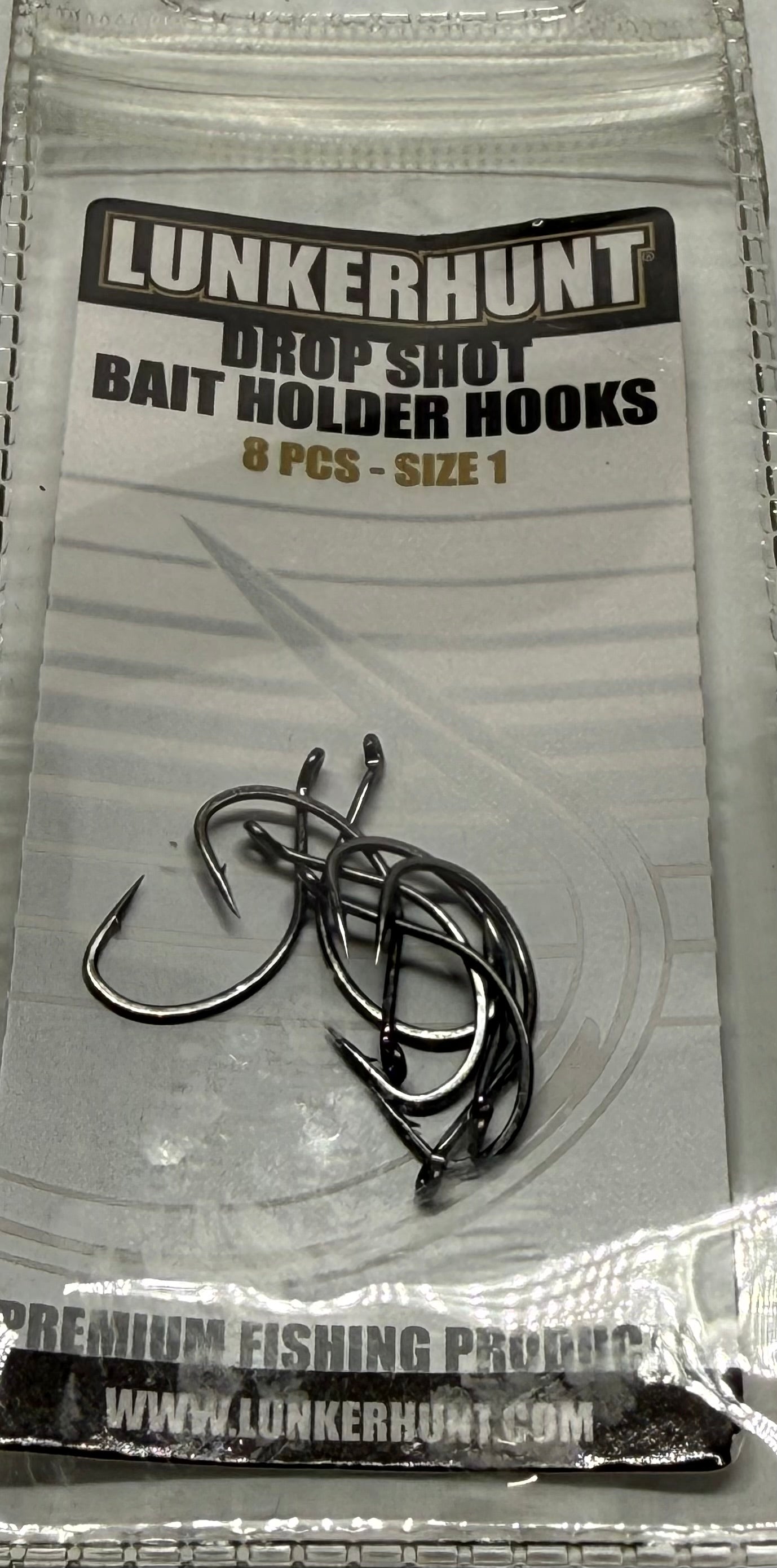 LUNKERHUNT DROP SHOT HOOKS 24 Piece / $1.49 Each!