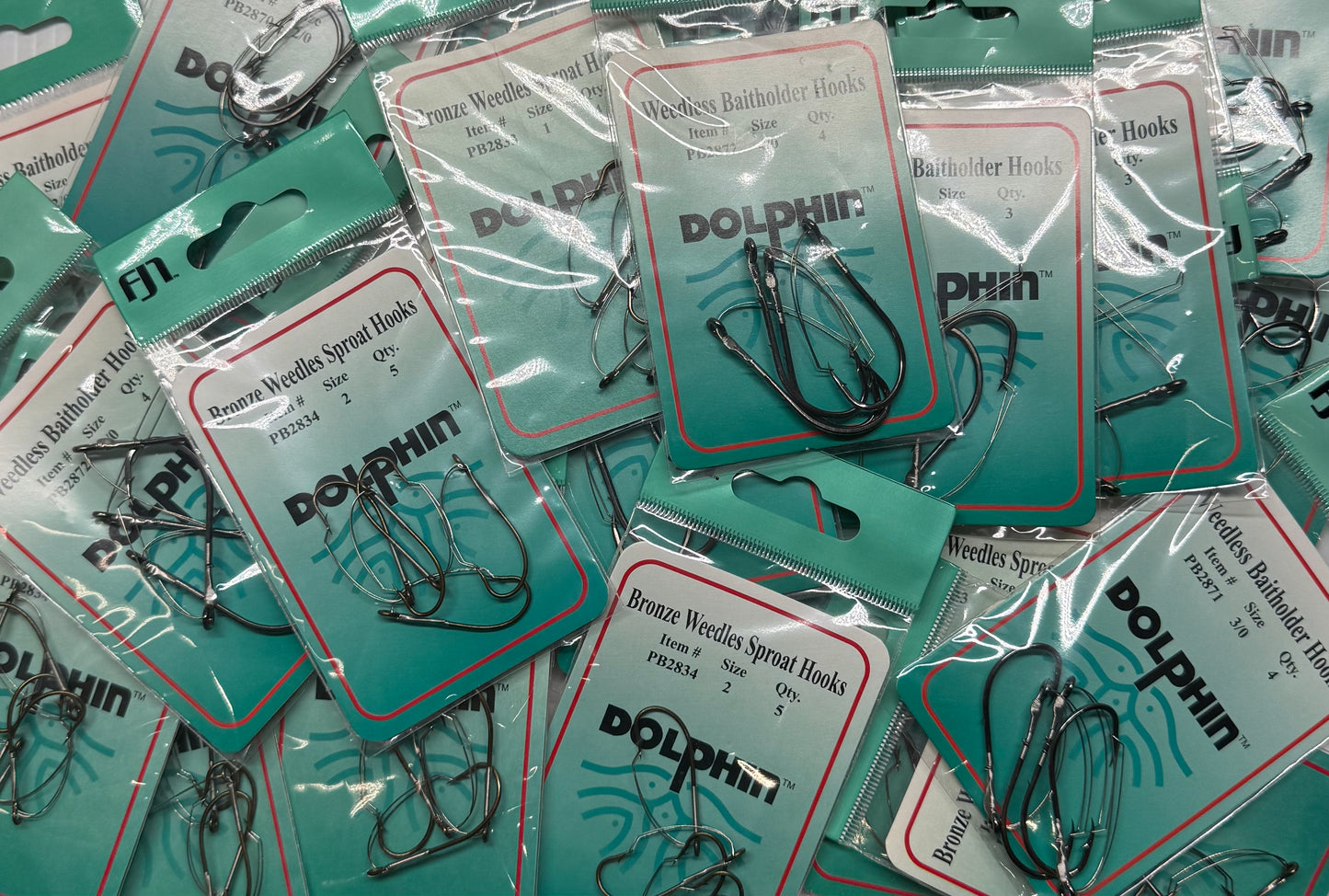 DOLPHIN WEEDLESS BAITHOLDER HOOKS 24 Piece / $.90 Each!