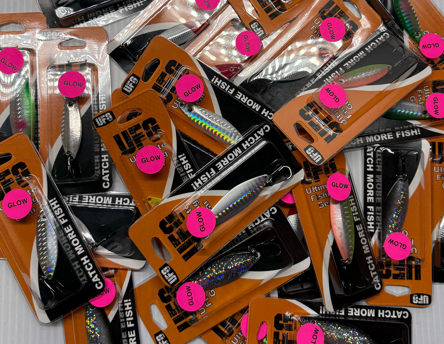 UFG GLOW JIGGIN SPOON ASSORTMENT 24 Piece / $1.49 Each!