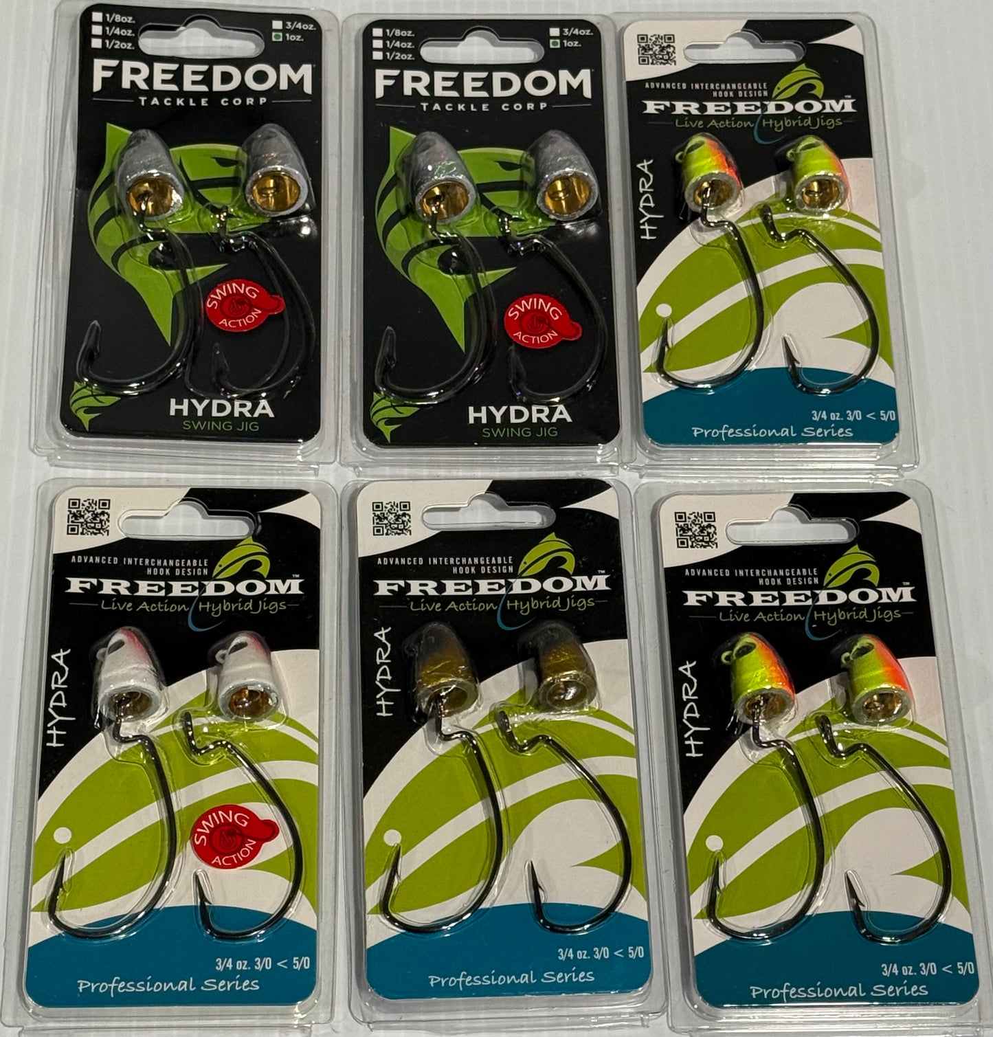 FREEDOM HYDRA SWING JIG 6 Piece / $3.49 Each!
