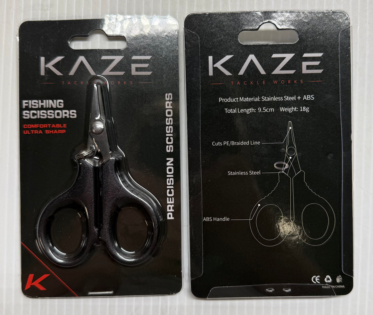 KAZE PRECISION FISHING SCISSORS 12 Piece / $3.19 Each!