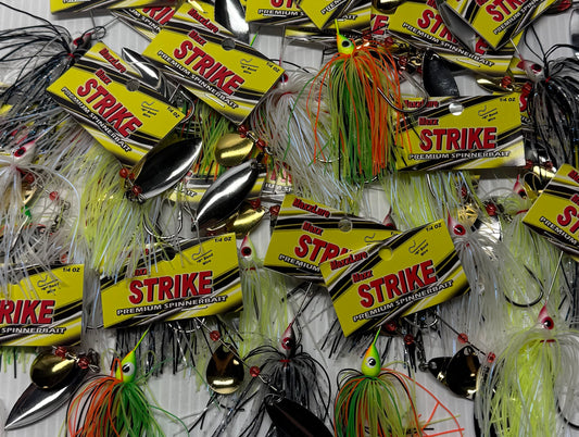 MAXX STRIKE PREMIUM SPINNERBAITS 1/4 oz 24 Piece / $2.25 Each!