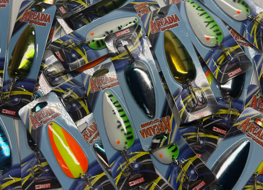 ARCADIA CASTING SPOON ASSORTMENT 5/8 oz 24 Piece / $1.74 Each!