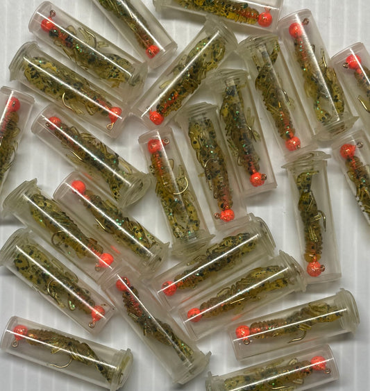 CHUBBIES CRAWLS PINK/PUMPKIN SEED 1/32 oz 24 Piece / $.75 Each!