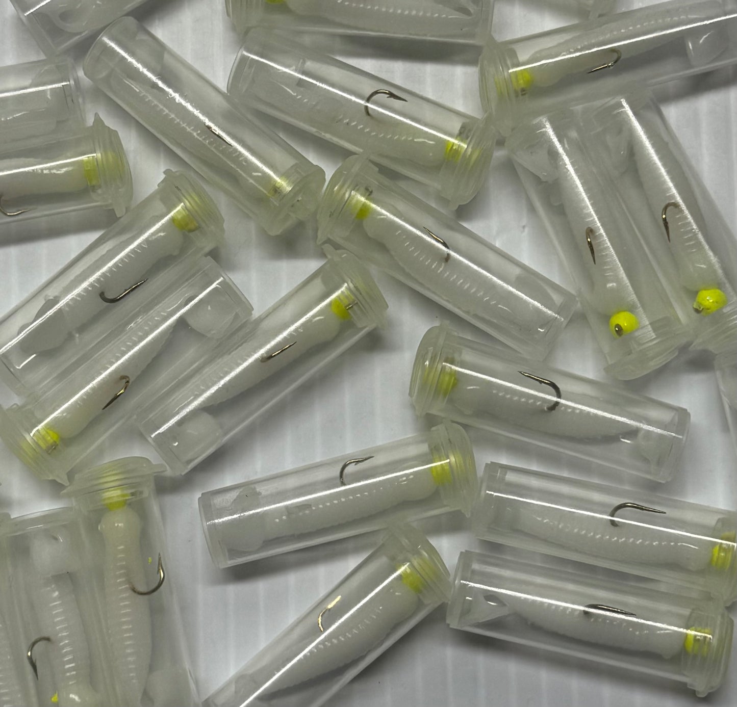 CHUBBIES CHUBS CHARTREUSE/WHITE 1/32 oz 24 Piece / $.75 Each!