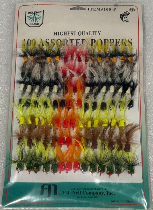 FJN Popper Assortment 100 Piece / $.46 Each!