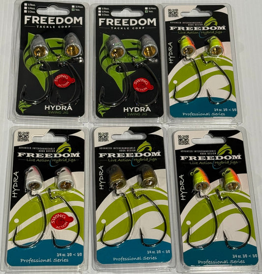 FREEDOM HYDRA SWING JIG 6 Piece / $3.49 Each!