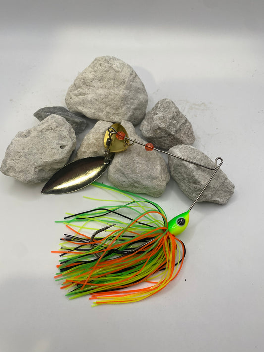 Copper Ridge - Hand-tied Spinnerbait 3/8 Oz - Firetiger