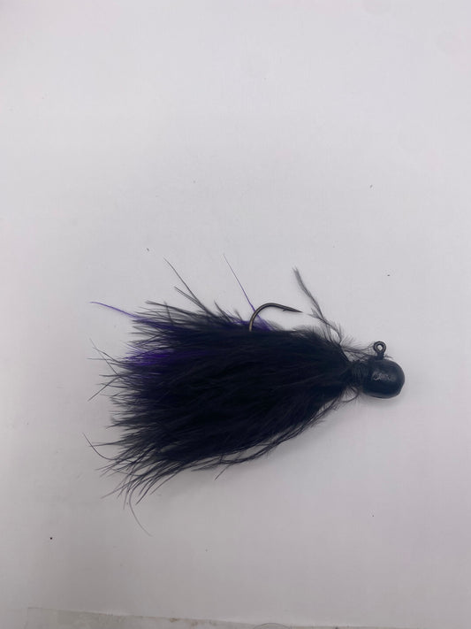 Copper Ridge - Finesse Hair Jig 1/8 Oz - Black/Purple