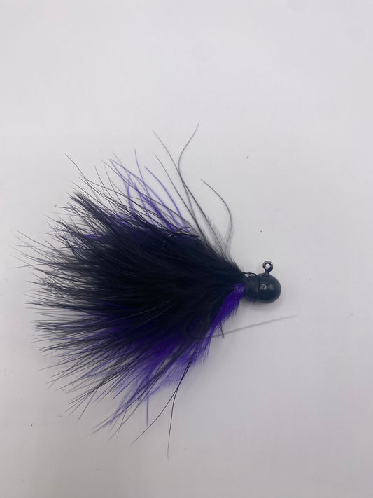 Copper Ridge - Finesse Hair Jig 1/16 Oz - Black/Purple