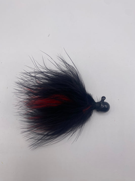 Copper Ridge - Finesse Hair Jig 1/8 Oz - Black/Red