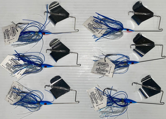 Bulk Lot of Elite Wire Buzzbaits - Blue Shad