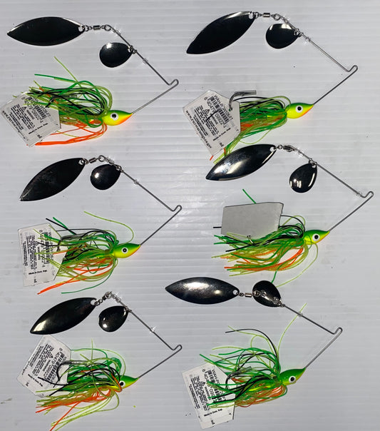 Bulk Lot of Elite Wire Spinnerbaits - Firetiger CW