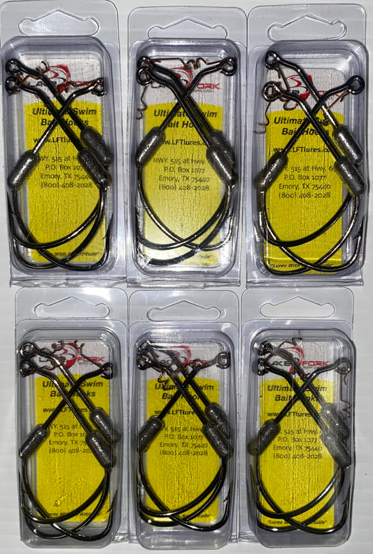 Bulk Lot of Lake Fork Swimbait Hooks