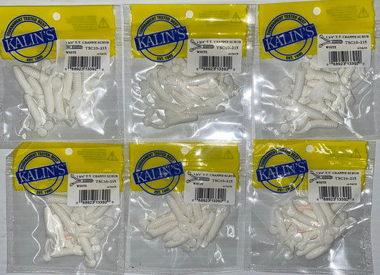 Bulk Lot of Kalins Crappie Soft Plastics