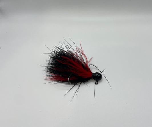 Copper Ridge - Finesse Hair Jig 1/16 Oz - Black/Red