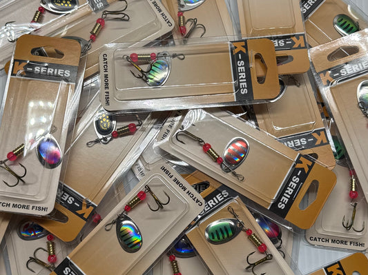 K-SERIES SPINNER ASSORTMENT 24 Piece / $.75 Each!