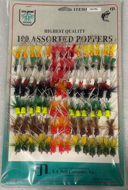 FJN Popper Long Leg Assortment 100 Piece / $.46 Each!