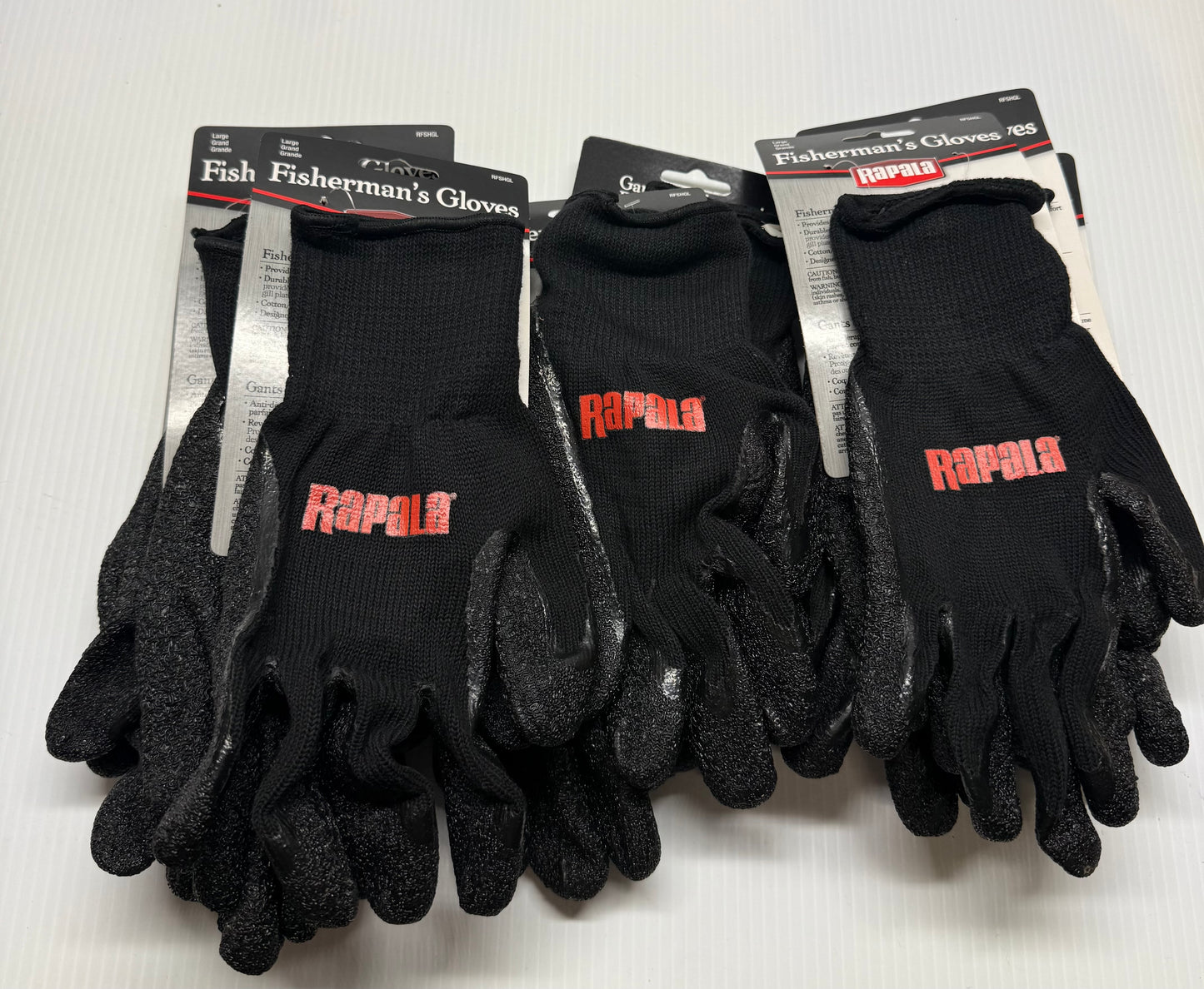RAPALA FISHERMAN'S GLOVES  8 Piece / $2.99 Each!