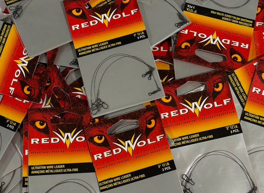 RED WOLF WIRE LEADERS 48 Piece / $.48 Each!