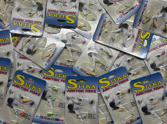SITKA 3 PACK ICE JIG ASSORTMENT 24 Piece / $1.49 Each!