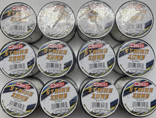 STRIKE ZONE MONOFILAMENT 10 LBS TEST 12 Piece / $1.79 Each!
