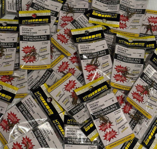 HT BRONZE TREBLE HOOKS 36 Piece / $.89 Each!