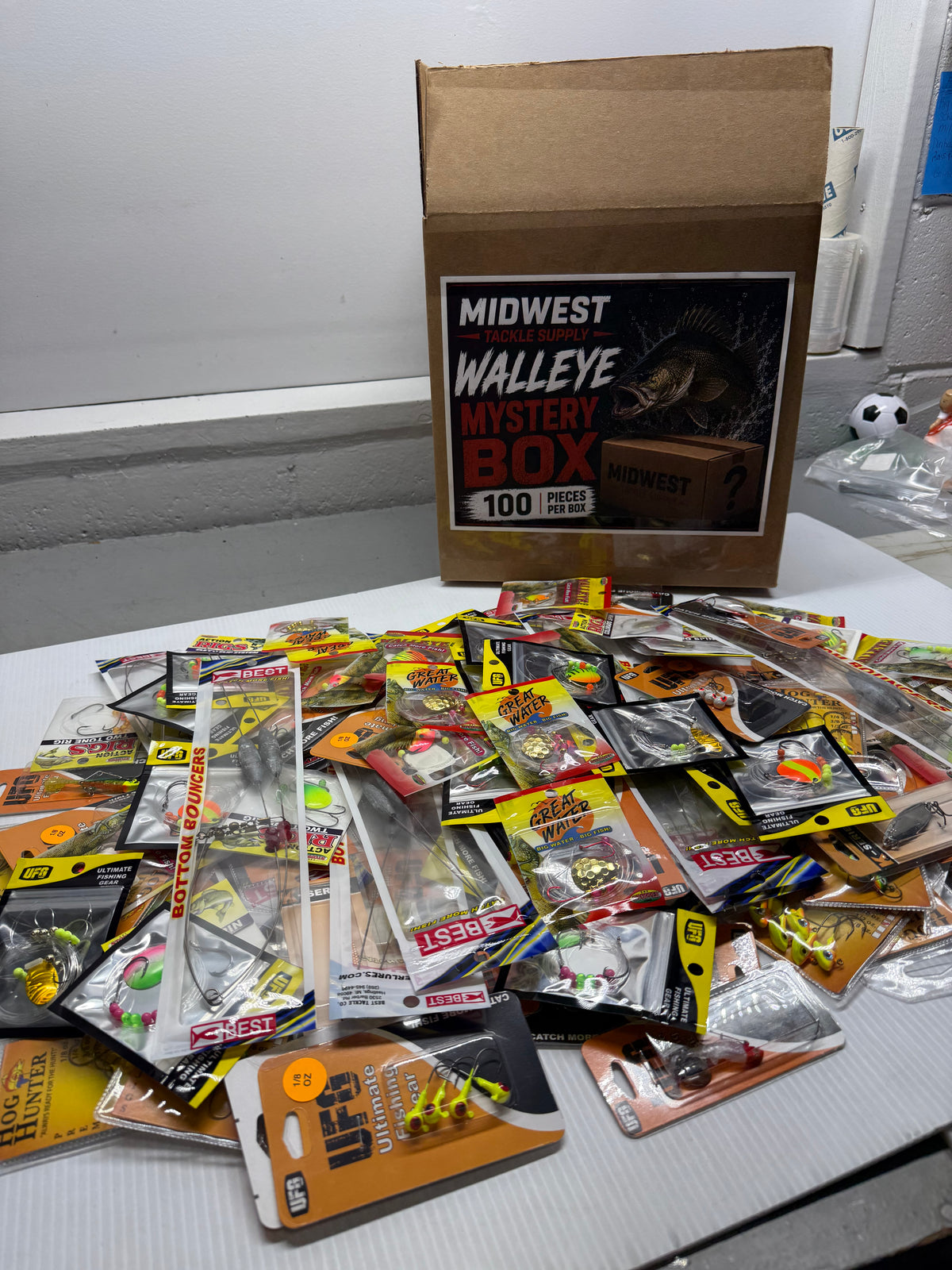 WALLEYE WHOLESALE BOX  100 Piece / $.98 Each!