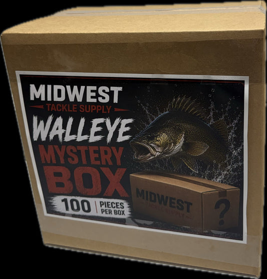 WALLEYE MYSTERY BOX  100 Piece / $.98 Each!