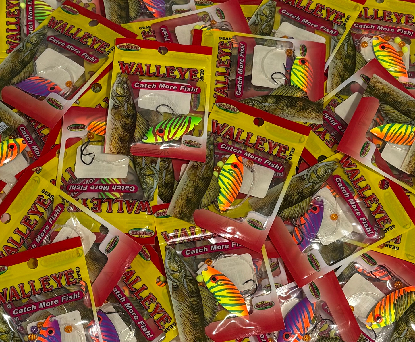 STOPPER LURES WILLOW BLADE WALLEYE RIGS 72 Piece / $.75 Each!