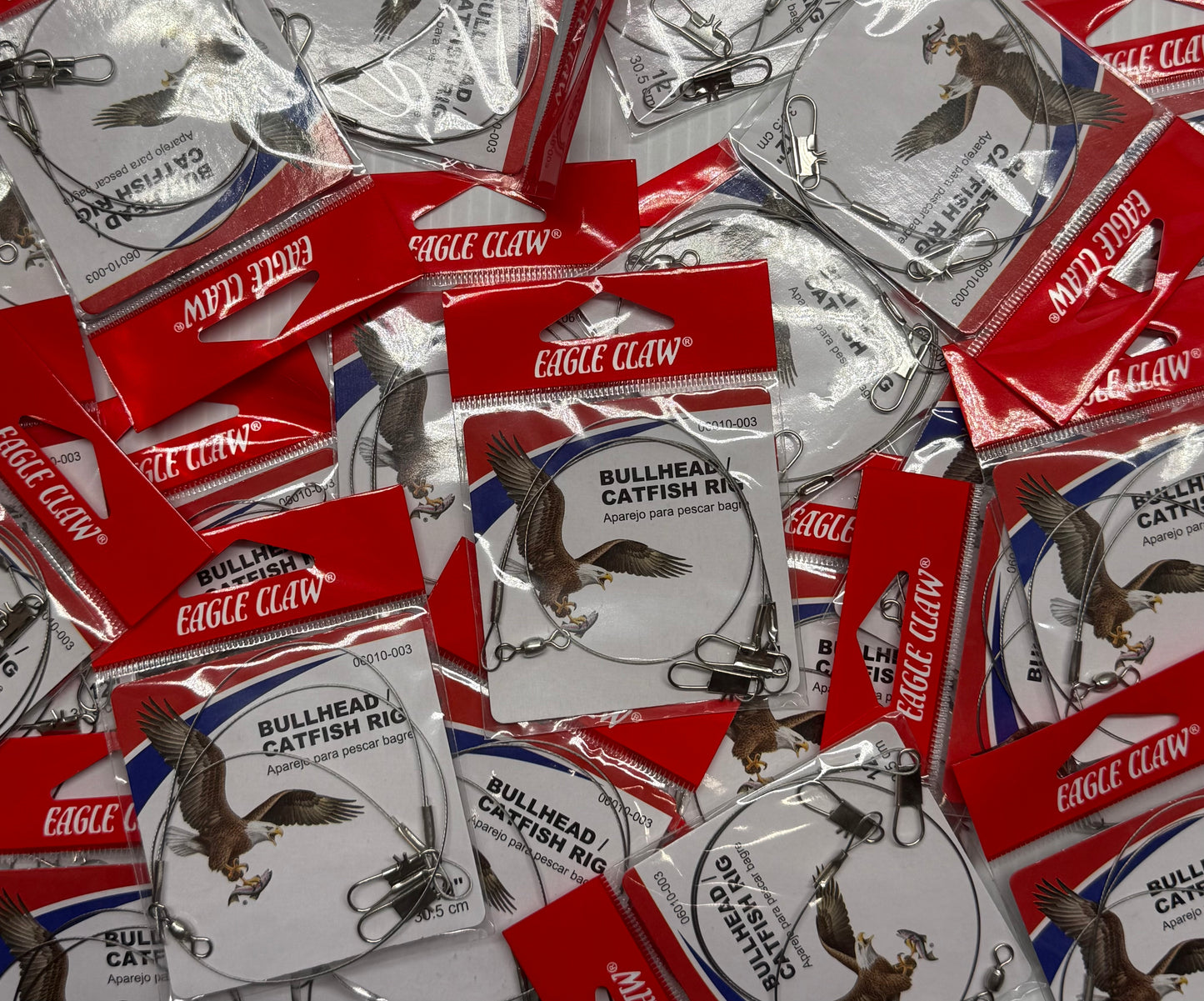 EAGLE CLAW BULLHEAD/CATFISH RIGS 24 Piece / $.99 Each!