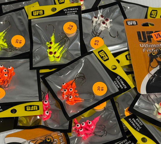 UFG JIG HEADS 1/8 OZ 24 Piece / $.99 Each!