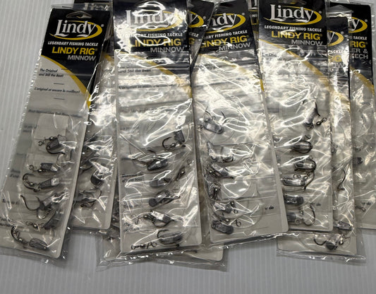 LINDY RIG- MINNOW RIG 12 Cards / $5.00 Each!