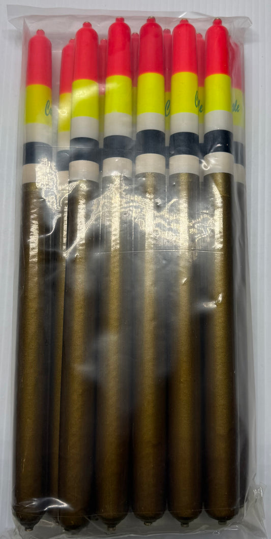 Weighted Catfish Pole Floats 12'' 12 Piece / $1.98 Each!