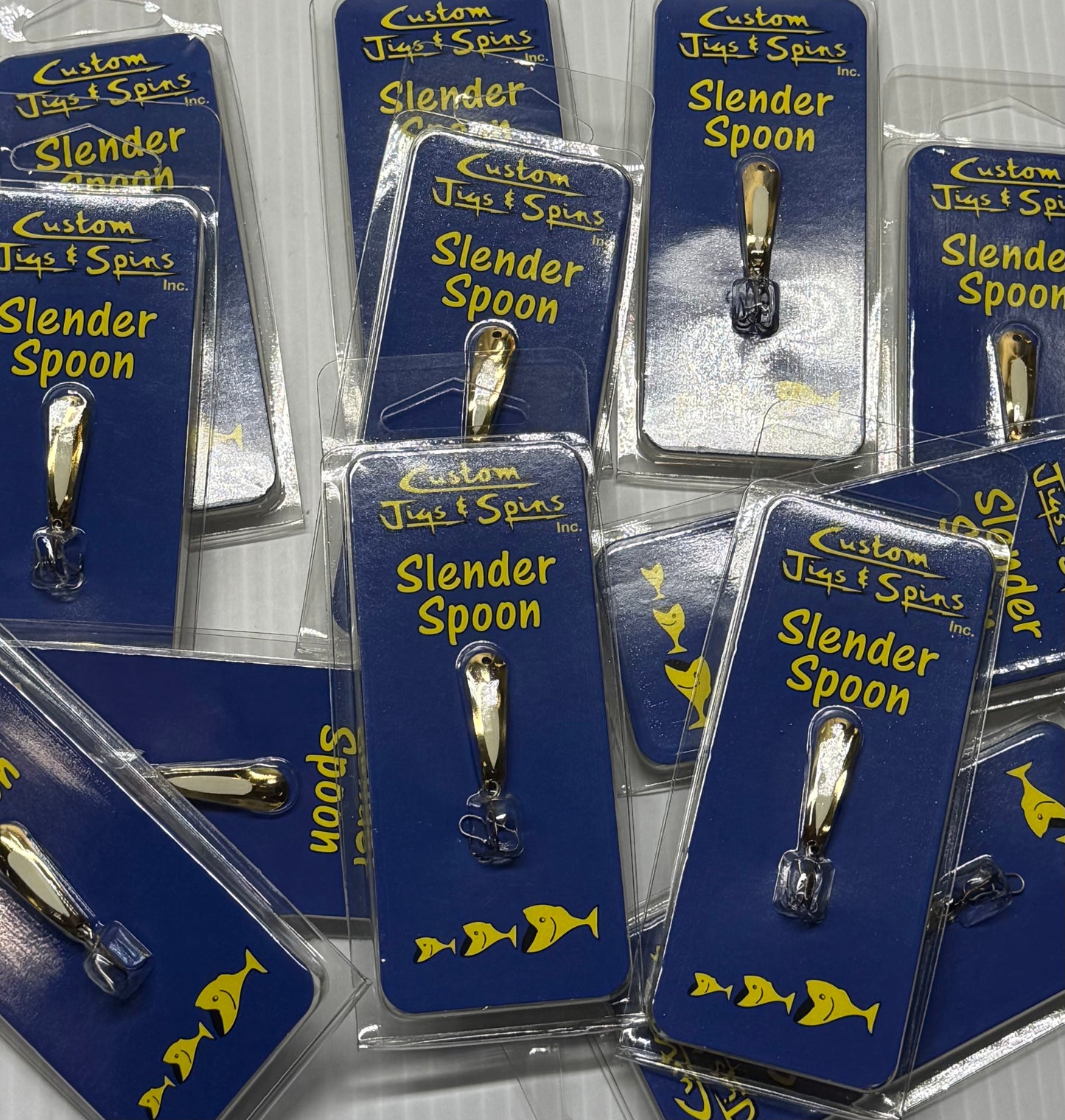 CUSTOM JIGS & SPINS SLENDER SPOON 12 Piece / $1.99 Each!