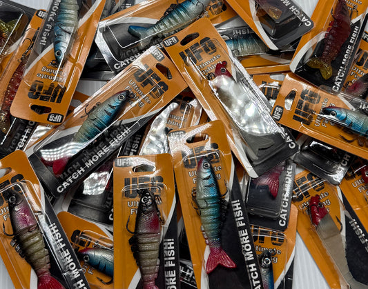UFG TOP HOOK SWIMBAIT ASSORTMENT 24 Piece / $2.00 Each!
